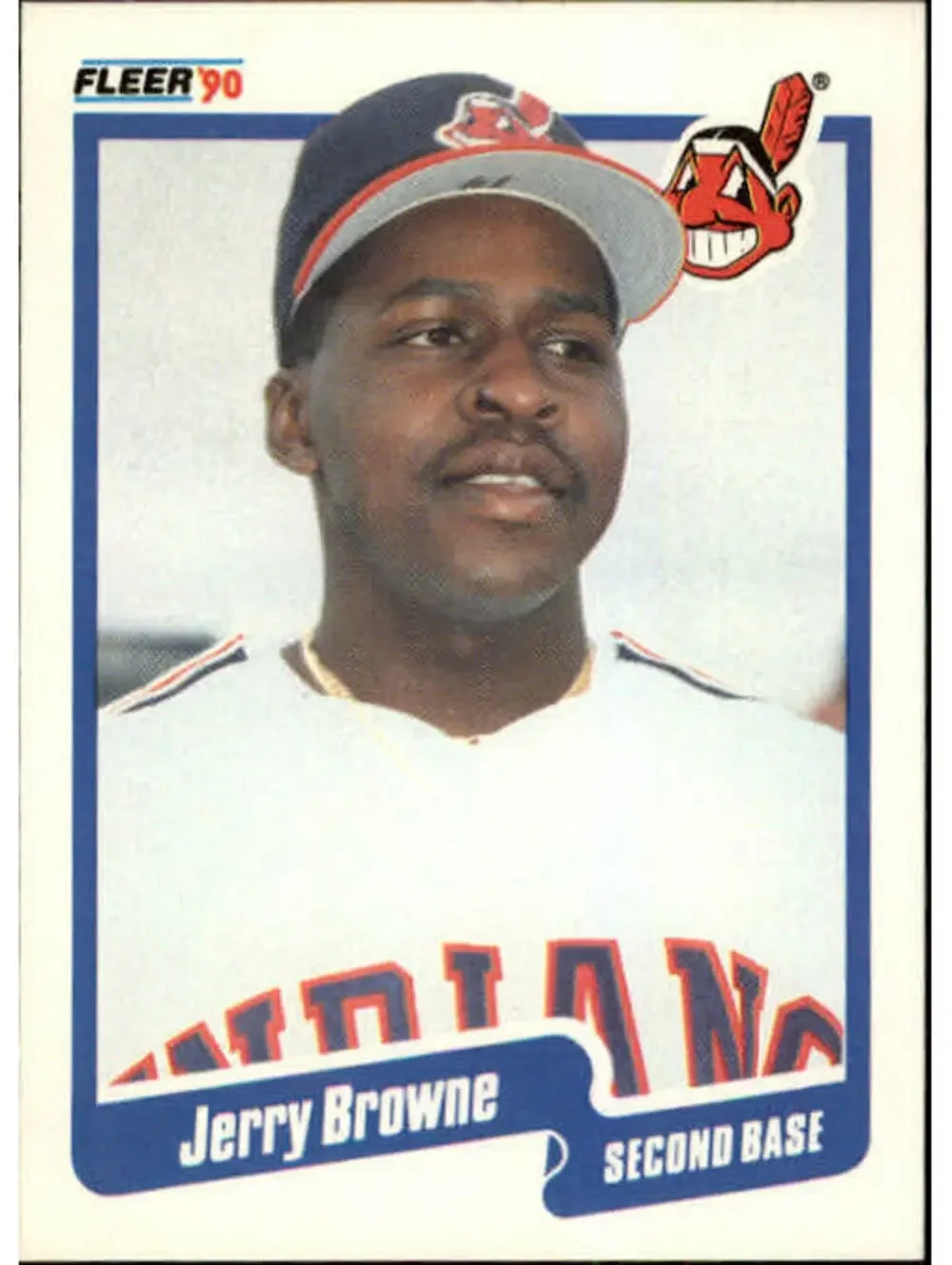 1990 Jerry Browne Fleer Baseball Card #487